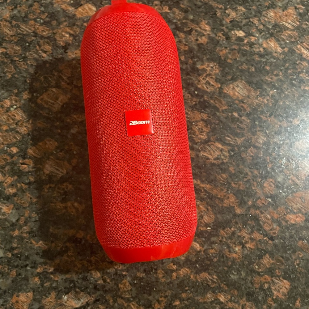 Red Portable Bluetooth Speaker